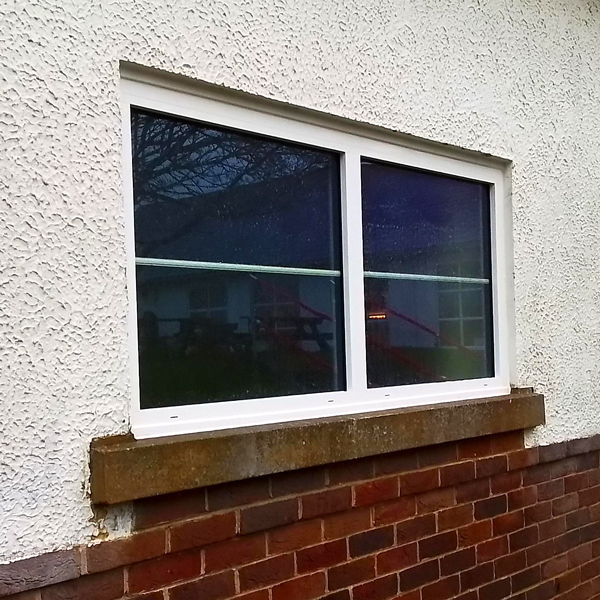 Windows at commercial property