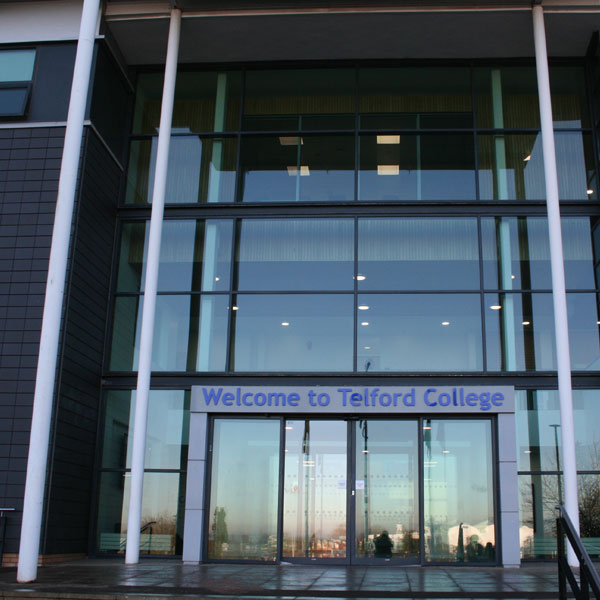 Telford College entrance
